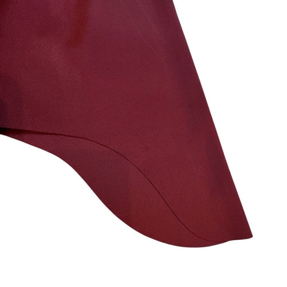 ASOS Bell Sleeve Mermaid Maxi Dress in Burgundy Full Length Sheath 4 - Picture 11 of 14